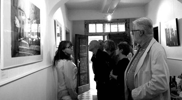 Cornelia Brand Sarstedt berichtet von Ihrer Aquarel - Technik - Impressionen der Ausstellung "KUNSTVERNETZT" 2016 in Nordstemmen