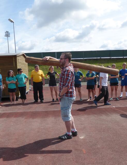 Wann bin ich endlich dran.  Warten auf den Start.