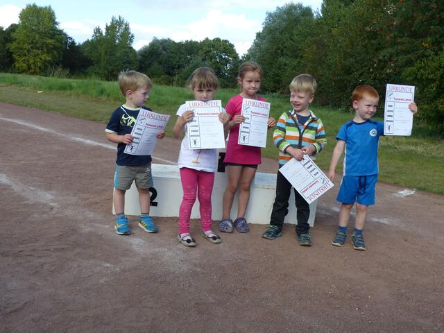 Leichtathletikzwerge des TV-Lohnde