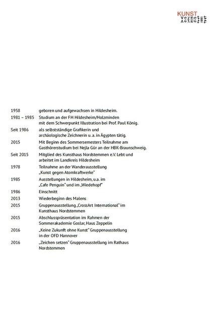 Ausstellung "KUNSTVERNETZT" 2016 in Nordstemmen