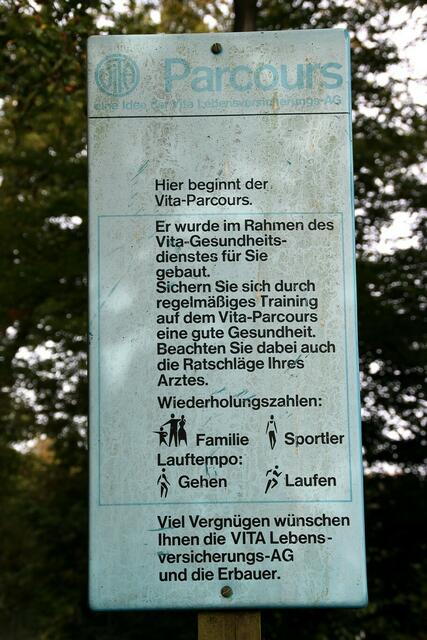 Überbleibsel vom Vita-Parcours