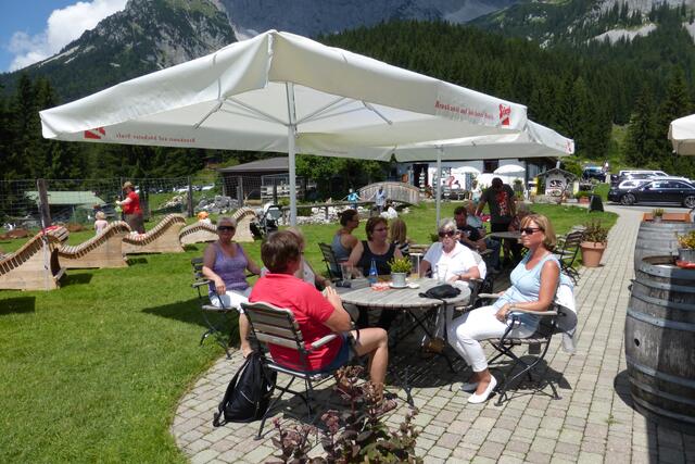 Rast an der Wochenbrunneralm