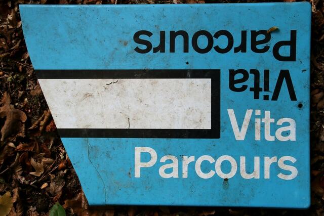 Überbleibsel vom Vita-Parcours