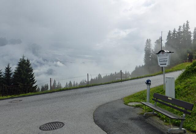 langsam lösen sich die Wolken auf.