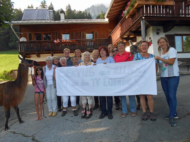 TV.Lohnde, grüßt die Daheim gebliebenen Sportkameraden und -kameradinnen