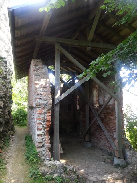 Heutiger Rest der Burgkapelle