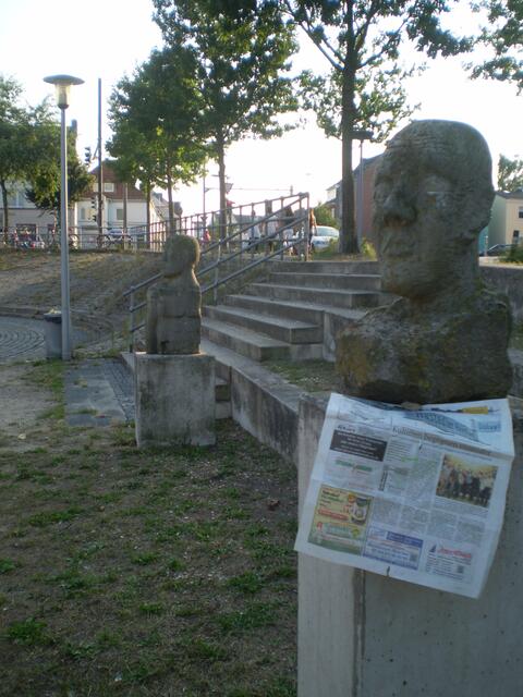 26. August 2016: Treppe am Schosterboorn in Bremen-Hastedt