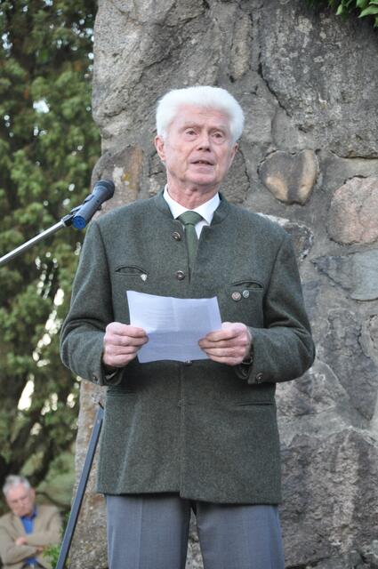 Der Vorsitzende des Hermann-Löns-Freundeskreises, Reinhold Hentschel.