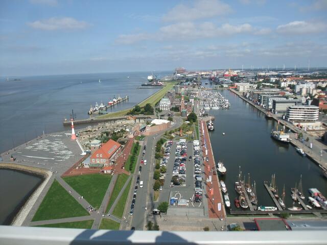 Blick vom Aussichtsplattform SAIL City