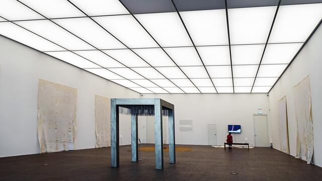 Uecker-Ausstellungsraum im Staatlichen Museum Schwerin. Foto: Helmut Kuzina
