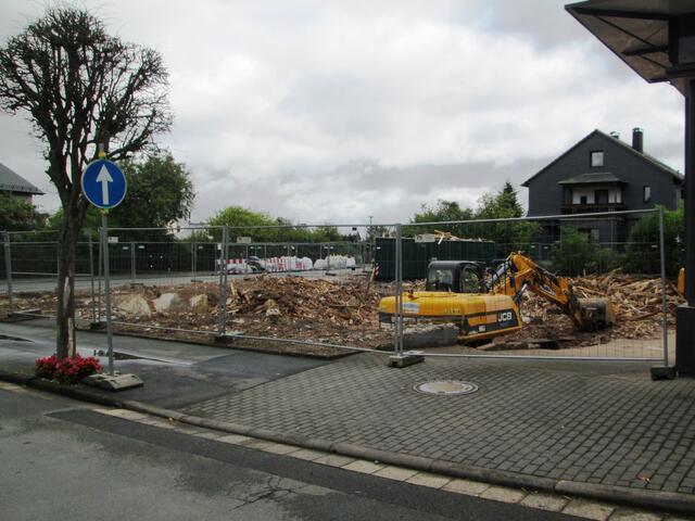 Blick von der Biedenkopfer Straße zur Gartenstraße.