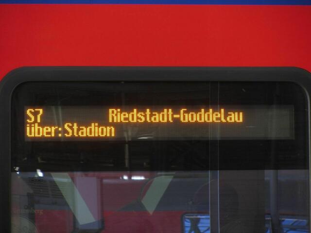 Anzeige bei S7 vom Typ ET430