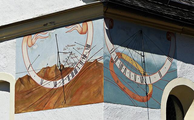 Sonnenuhr in Reutte