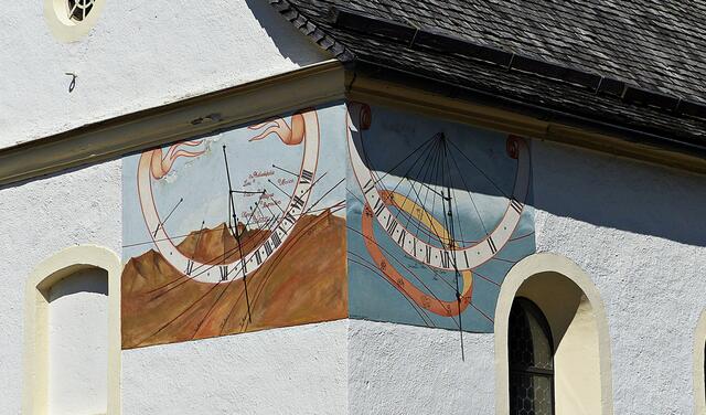 Sonnenuhr bei Reutte