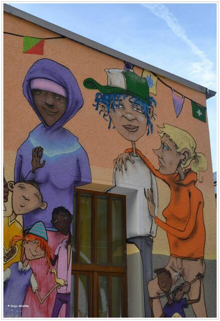 Graffiti auf dem FAUST-Gelände in Linden-Nord (Foto: Katja Woidtke)