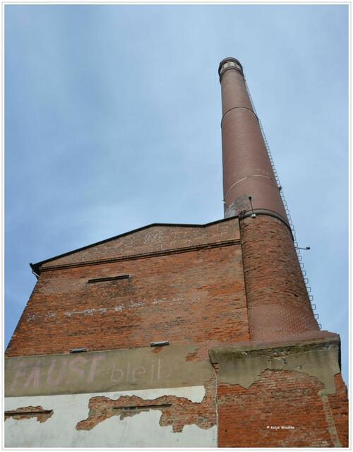 Kesselhaus der ehemaligen Bettfedernfabrik Werner & Ehlers in Linden-Nord (Foto. Katja Woidtke)
