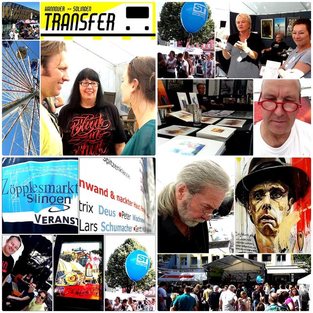 09. und 10. September 2016 Zöppkesmarkt (Alter Markt) in Solingen - Kunstprojekt auf der 48h Kunstausstellung