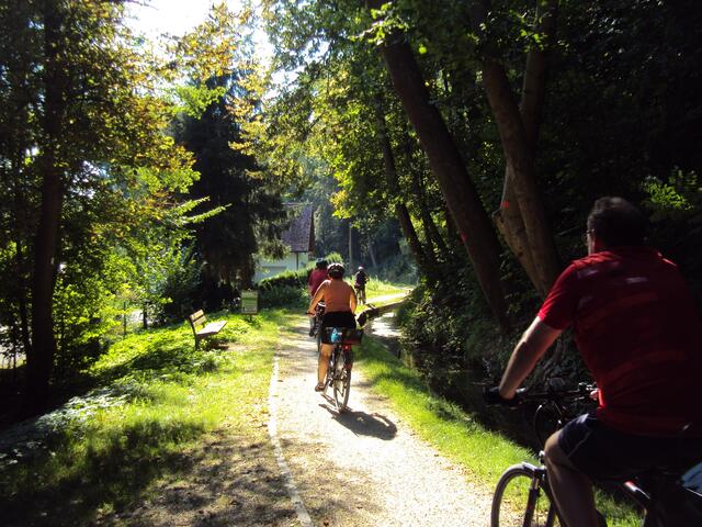 Lauingen; am Donauufer Richtung Faimingen