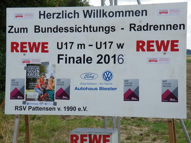 2. Das sportliche Spektakel - Werbetafel.