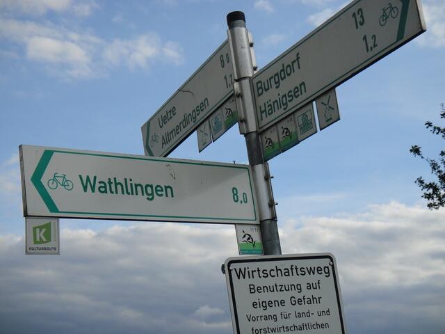 Nur 8 km von Burgdorf entfernt verläuft die Kulturroute 9a