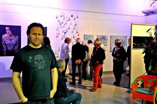 Kunstausstellung "TRANSFER" im Gleis 3 der Solinger Güterhallen