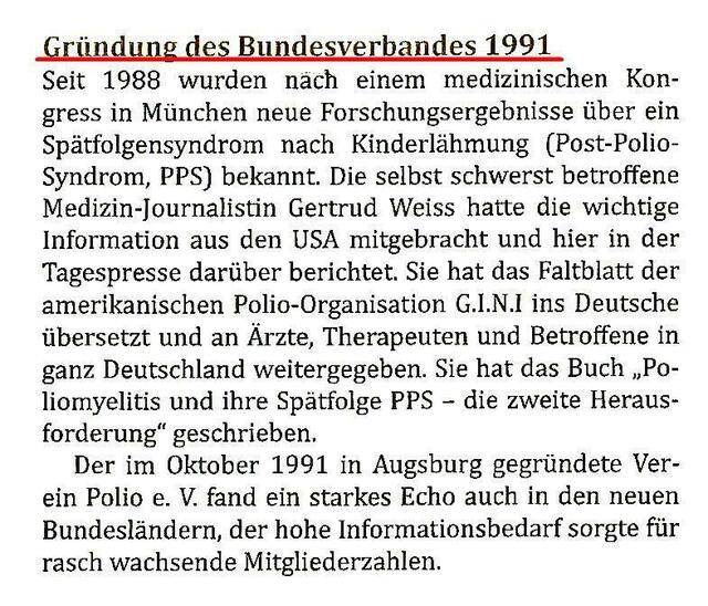 Gründung Bundesverband 1991