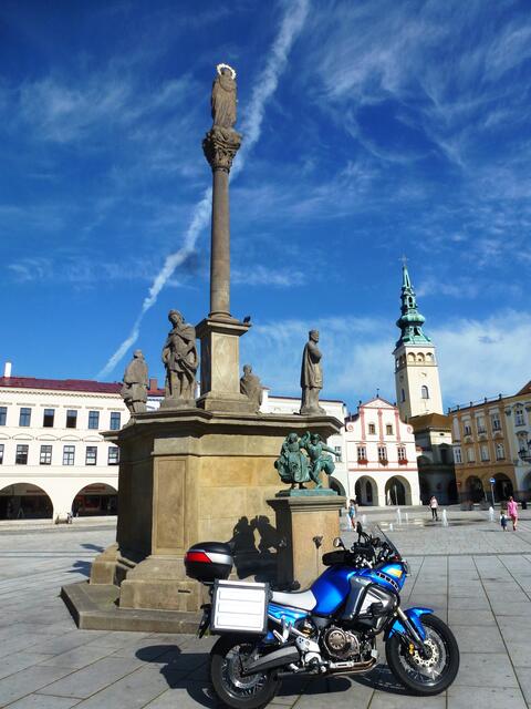 Der Marktplatz von Nový Jičín, dem früheren Neutitschein