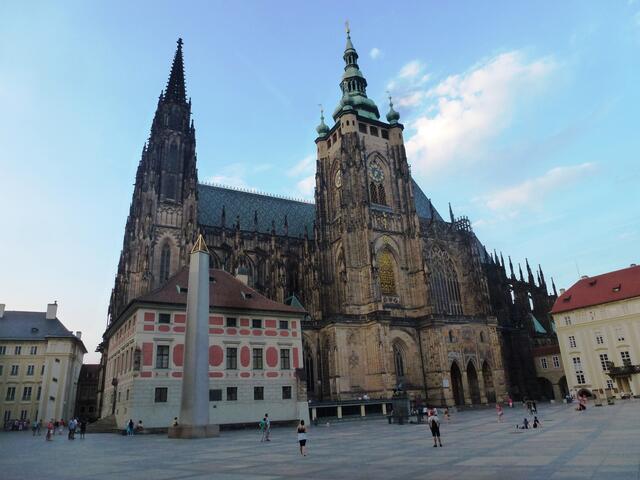 Der Do St. Veit auf dem Prager Hradschin.