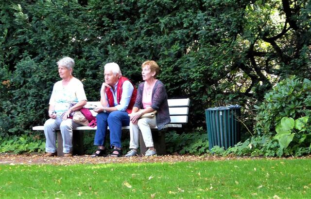 Intressierte Zuschauer
