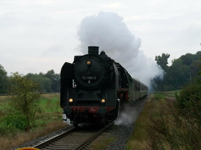 50 1380-0 Durchfahrt im Hp Kleinjena 1.10.2016