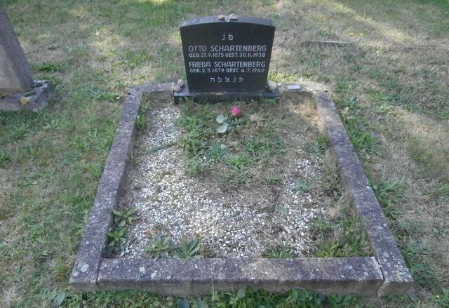 Grabstelle Otto und Frieda Schartenberg auf dem jüdischen Friedhof in Bothfeld.