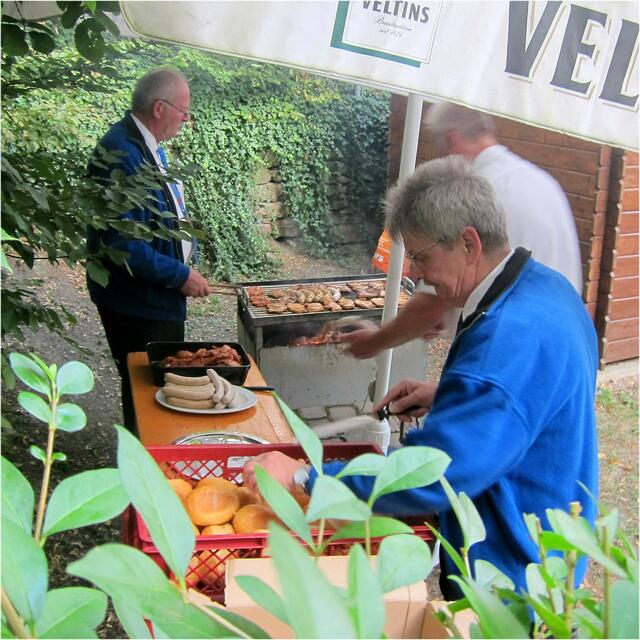 Die fleißigen Grillmeister von der MKG.