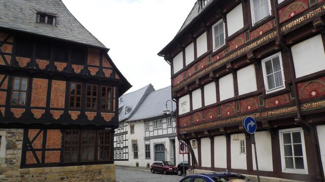 An der Schreiberstraße. Viele Straßennamen deuten auf die Berufszweige hin.