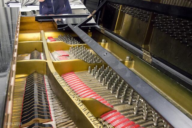 Mechanik eines Flügels. Steinway, was sonst?