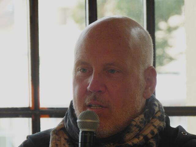 Andreas Läsker bei der Talkrunde