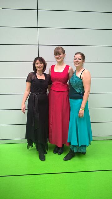 Die drei würden auch auf dem Laufsteg eine gute Figur machen