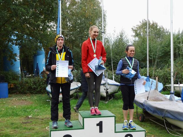 Auf dem Podium Platz 2