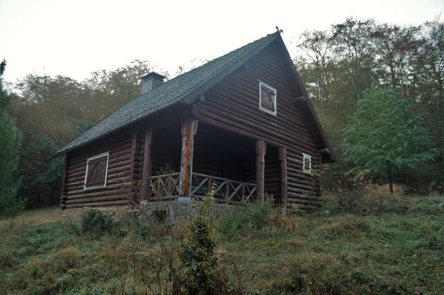 Die Charlottenhütte. Ein Jagdhaus aus den 30-40iger Jahren.