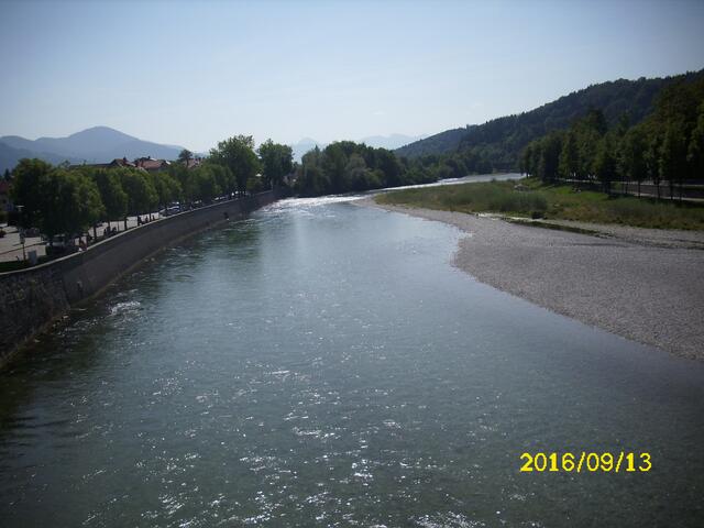 Die Isar in Bad Tölz!