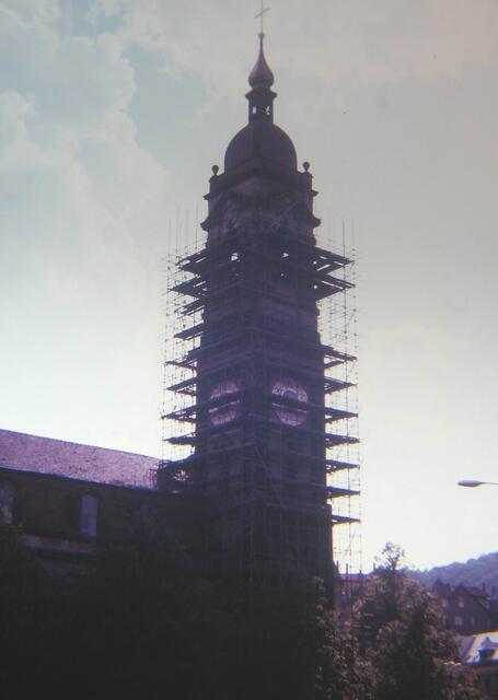 Der Turm wird restauriert