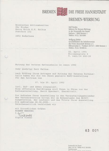 Dokument 83 001 aus der PHÄNOMENOLOGIE DES BREMER SCHULGEISTES, Band 5 | Foto: Pressestelle des Senats