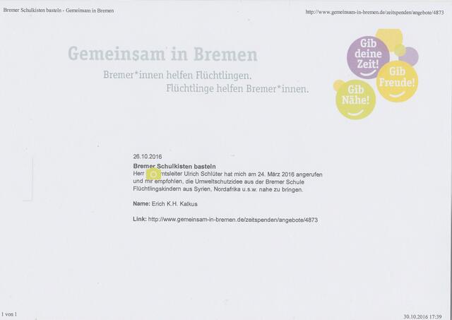 Bremer Schulkisten basteln | Foto: www.gemeinsam-in-bremen.de