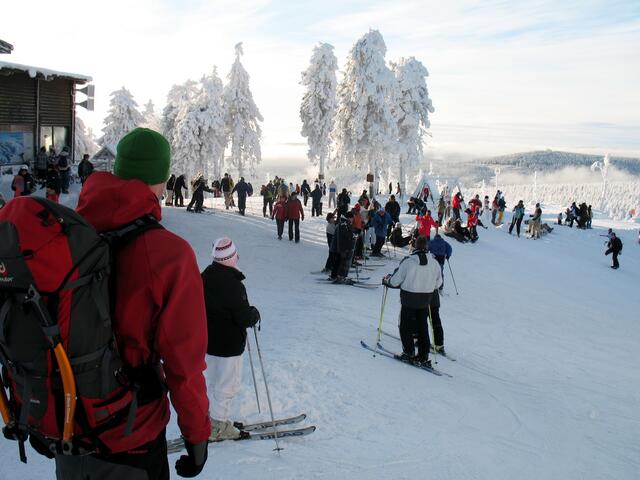 ...hat dort oben jeden Winter Schnee, und das nicht zu knapp.