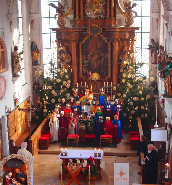 Aussendung der Sternsinger