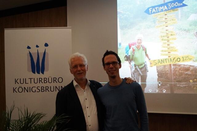 Wolfgang Niederzoll mit seinem Sohn Mario. Zum