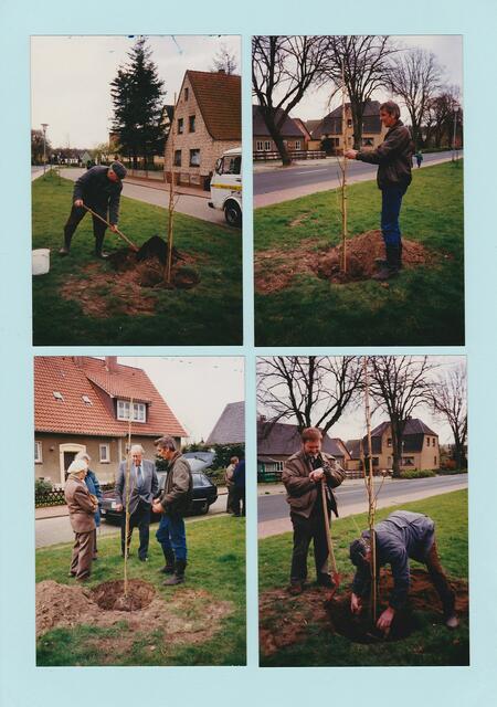 Pflanzung des BAKI-Baumes am 3. April 1990