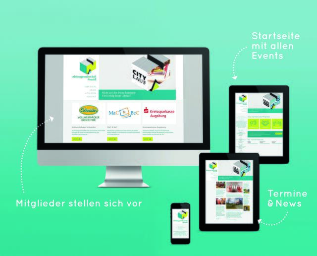 ... und die Neugestaltung des Internetauftritts