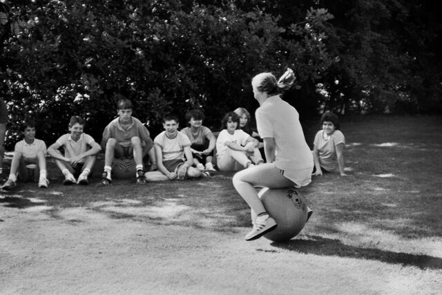 Sportfest Ende Juni 1986 der Dietrich-Bonhoeffer-Schule.