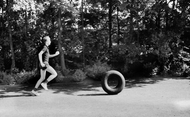 Sportfest Ende Juni 1986 der Dietrich-Bonhoeffer-Schule.