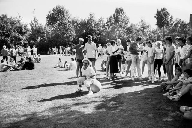 Sportfest Ende Juni 1986 der Dietrich-Bonhoeffer-Schule.